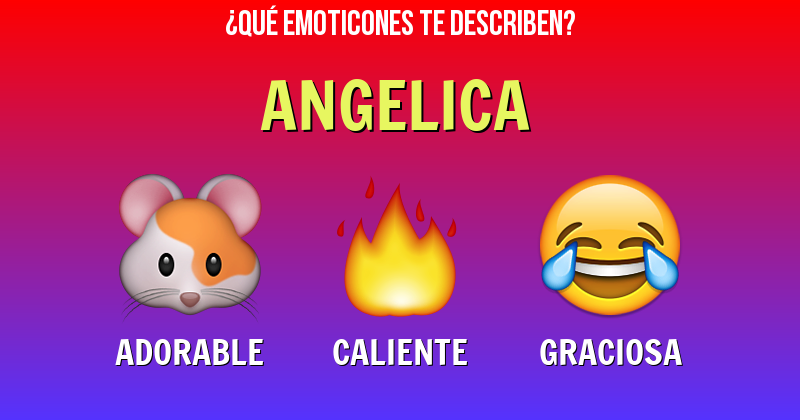 Que emoticones describen a angelica - Descubre cuáles emoticones te describen