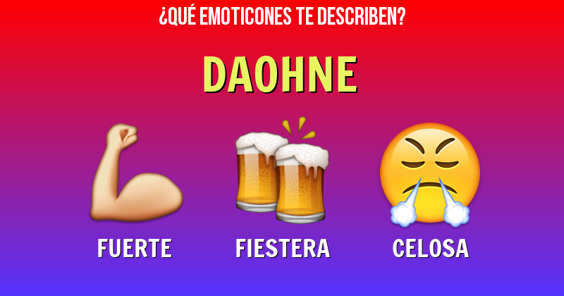 Que emoticones describen a daohne - Descubre cuáles emoticones te describen