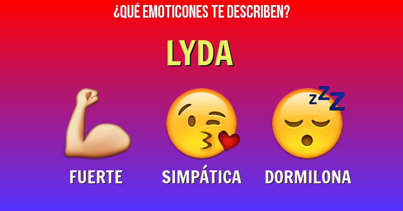 Que emoticones describen a lyda - Descubre cuáles emoticones te describen