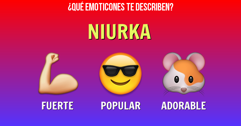 Que emoticones describen a niurka - Descubre cuáles emoticones te describen
