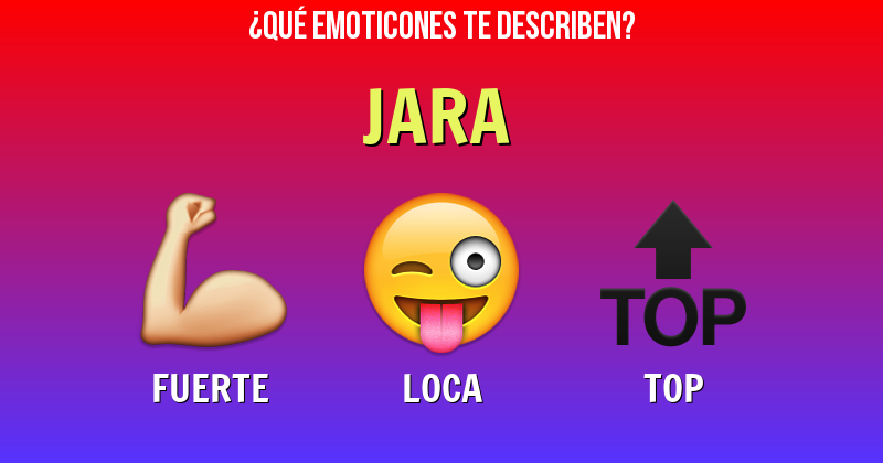 Que emoticones describen a jara - Descubre cuáles emoticones te describen
