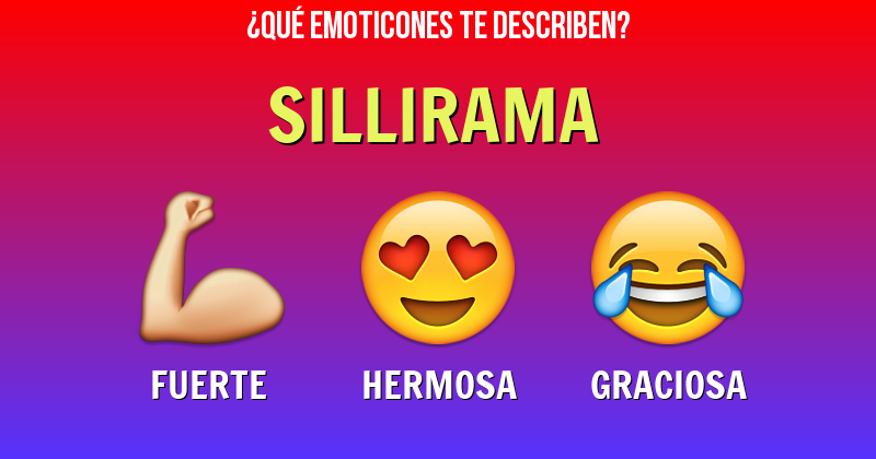 Que emoticones describen a sillirama - Descubre cuáles emoticones te describen