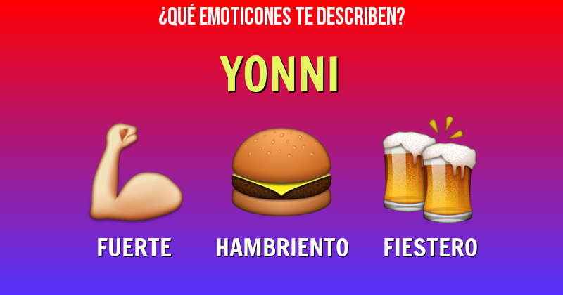 Que emoticones describen a yonni - Descubre cuáles emoticones te describen
