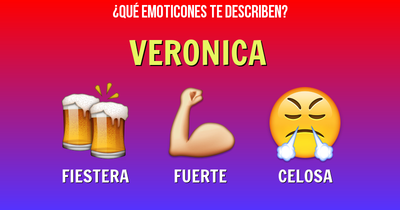 Que emoticones describen a veronica - Descubre cuáles emoticones te describen