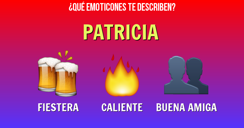 Que emoticones describen a patricia - Descubre cuáles emoticones te describen
