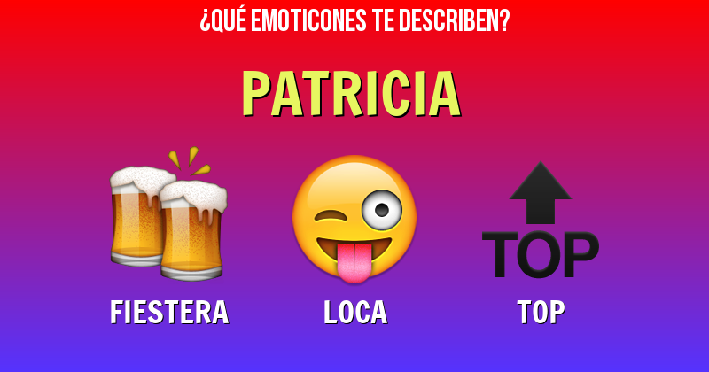 Que emoticones describen a patricia - Descubre cuáles emoticones te describen
