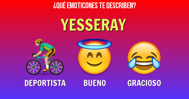 Que emoticones describen a yesseray - Descubre cuáles emoticones te describen