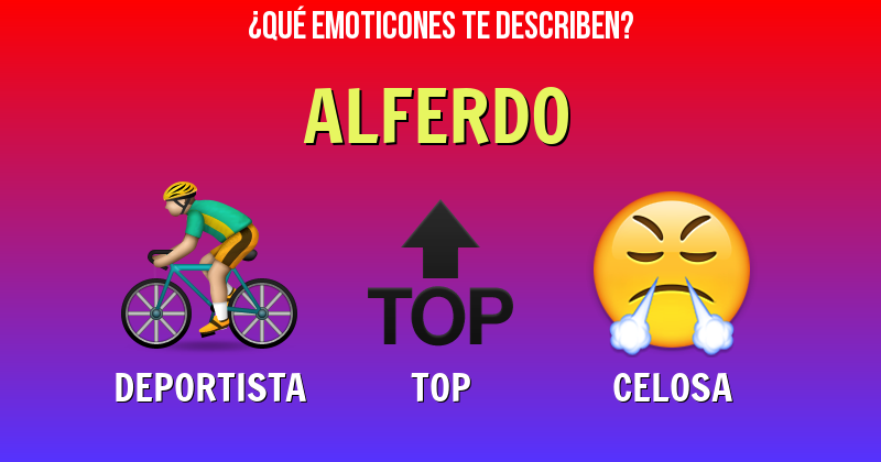 Que emoticones describen a alferdo - Descubre cuáles emoticones te describen