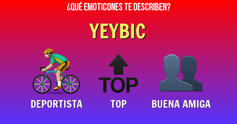 Que emoticones describen a yeybic - Descubre cuáles emoticones te describen