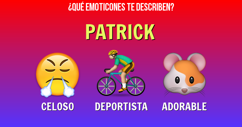 Que emoticones describen a patrick - Descubre cuáles emoticones te describen