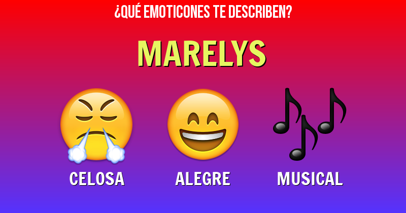 Que emoticones describen a marelys - Descubre cuáles emoticones te describen