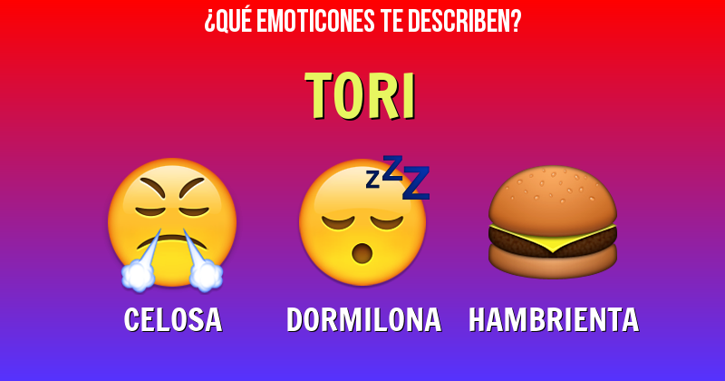 Que emoticones describen a tori - Descubre cuáles emoticones te describen