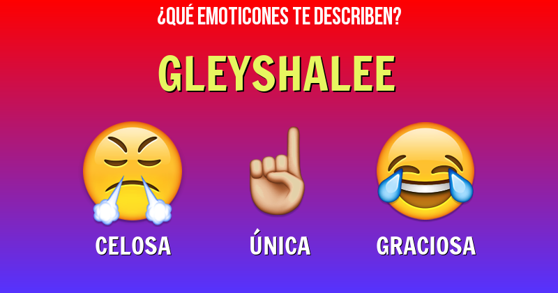 Que emoticones describen a gleyshalee - Descubre cuáles emoticones te describen