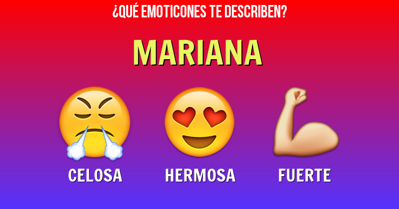 Que emoticones describen a mariana - Descubre cuáles emoticones te describen