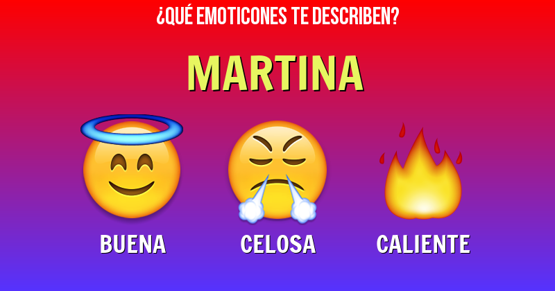Que emoticones describen a martina - Descubre cuáles emoticones te describen