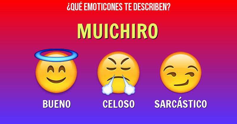 Que emoticones describen a muichiro - Descubre cuáles emoticones te describen