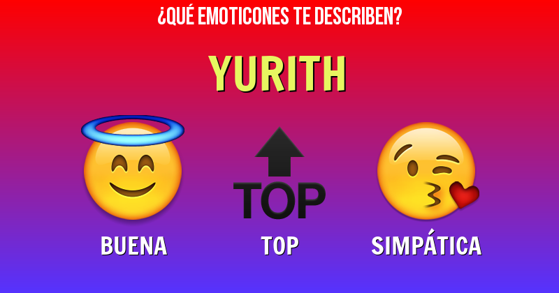 Que emoticones describen a yurith - Descubre cuáles emoticones te describen