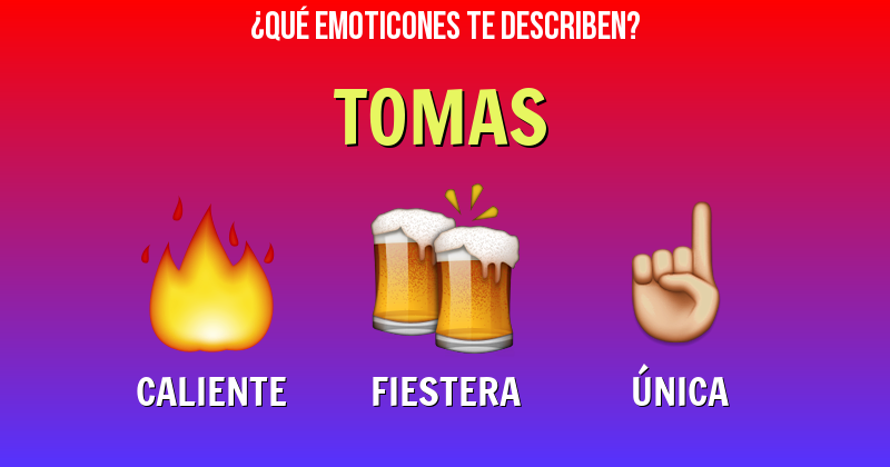 Que emoticones describen a tomas - Descubre cuáles emoticones te describen