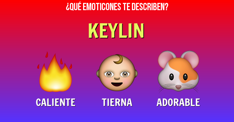 Que emoticones describen a keylin - Descubre cuáles emoticones te describen