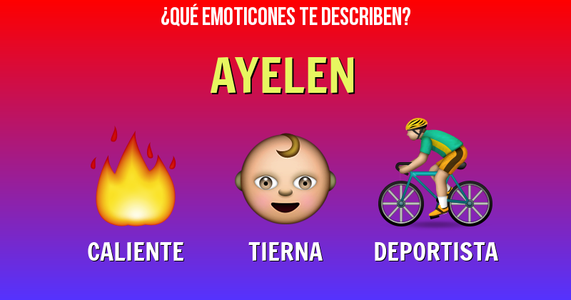 Que emoticones describen a ayelen - Descubre cuáles emoticones te describen