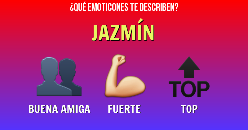 Que emoticones describen a jazmín - Descubre cuáles emoticones te describen