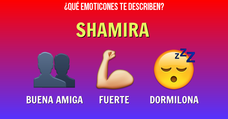 Que emoticones describen a shamira - Descubre cuáles emoticones te describen