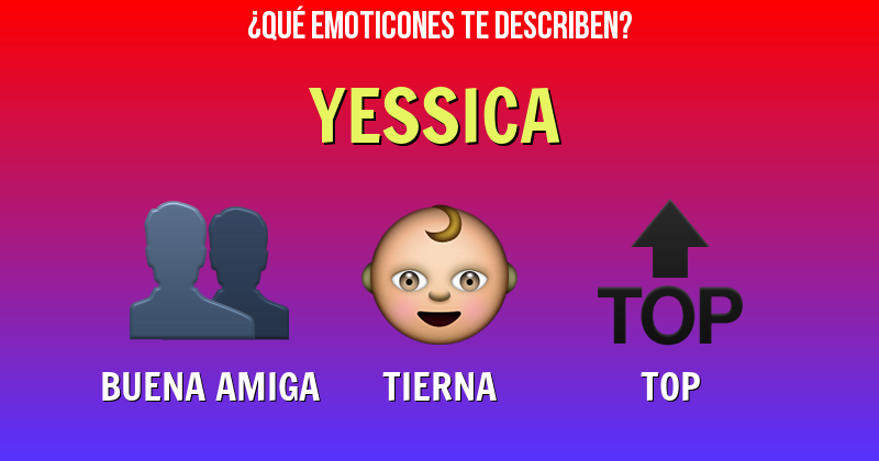 Que emoticones describen a yessica - Descubre cuáles emoticones te describen