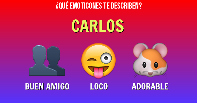 Que emoticones describen a carlos - Descubre cuáles emoticones te describen