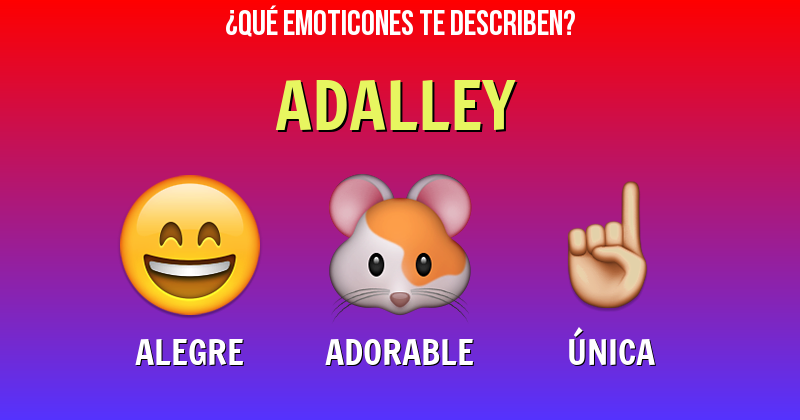 Que emoticones describen a adalley - Descubre cuáles emoticones te describen