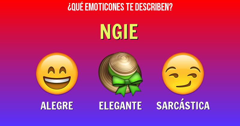 Que emoticones describen a ngie - Descubre cuáles emoticones te describen