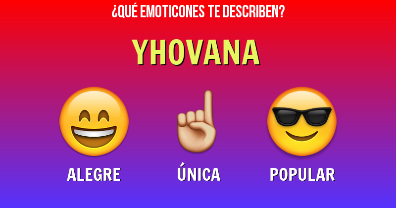 Que emoticones describen a yhovana - Descubre cuáles emoticones te describen