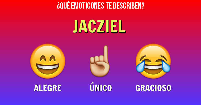 Que emoticones describen a jacziel - Descubre cuáles emoticones te describen