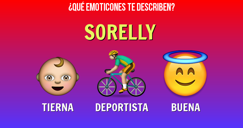 Que emoticones describen a sorelly - Descubre cuáles emoticones te describen