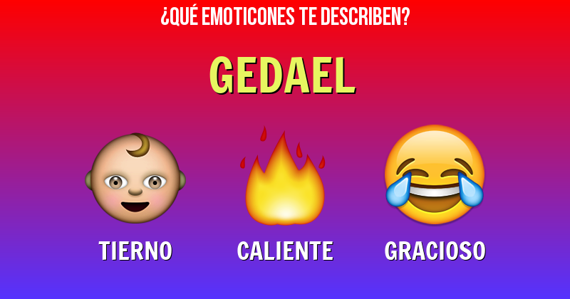 Que emoticones describen a gedael - Descubre cuáles emoticones te describen