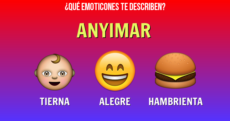 Que emoticones describen a anyimar - Descubre cuáles emoticones te describen