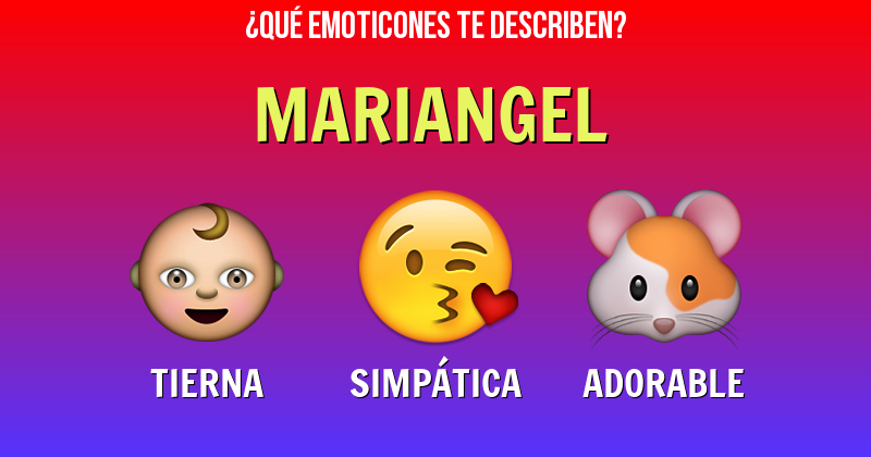 Que emoticones describen a mariangel - Descubre cuáles emoticones te describen