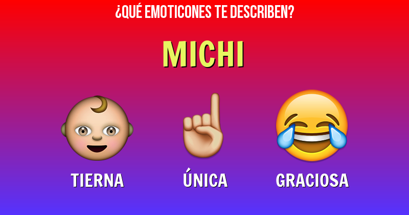 Que emoticones describen a michi - Descubre cuáles emoticones te describen