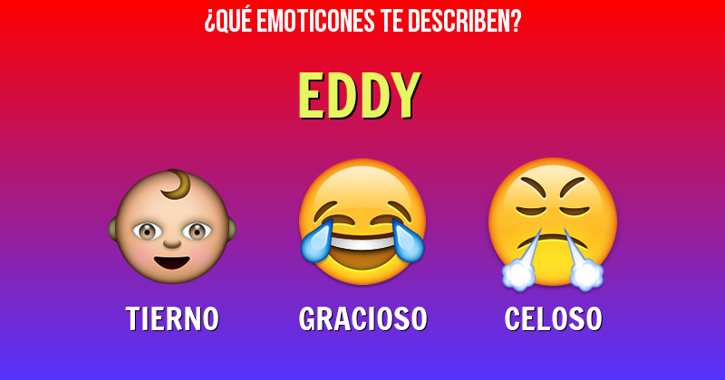 Que emoticones describen a eddy - Descubre cuáles emoticones te describen