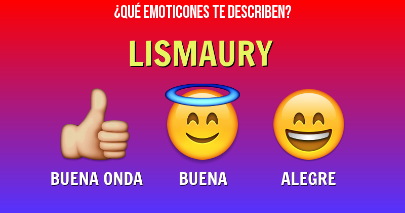 Que emoticones describen a lismaury - Descubre cuáles emoticones te describen