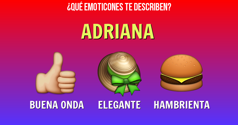 Que emoticones describen a adriana - Descubre cuáles emoticones te describen