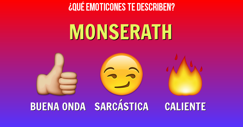Que emoticones describen a monserath - Descubre cuáles emoticones te describen