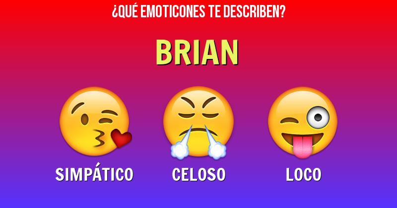 Que emoticones describen a brian - Descubre cuáles emoticones te describen