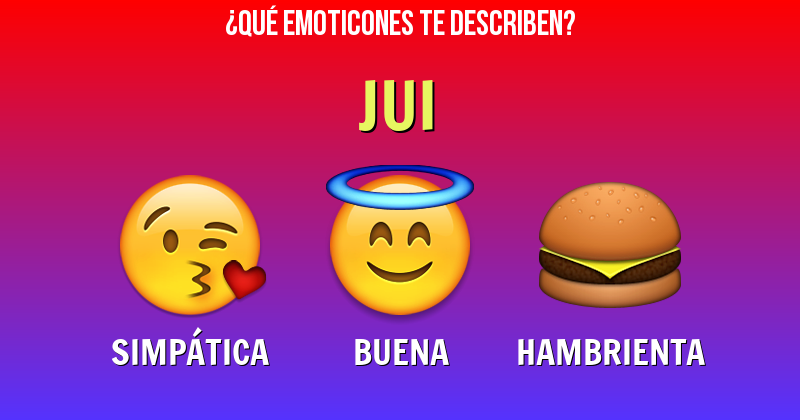 Que emoticones describen a jui - Descubre cuáles emoticones te describen