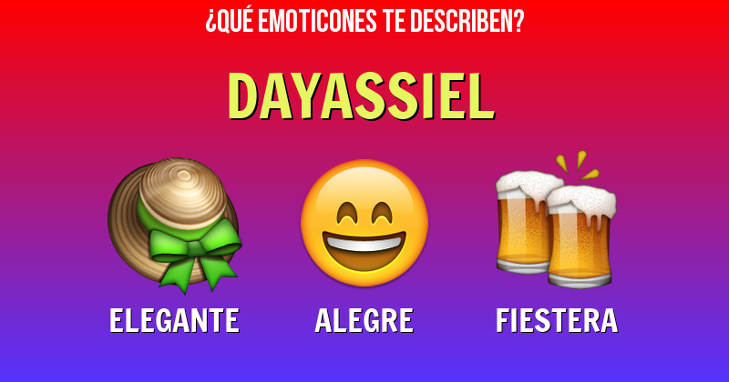 Que emoticones describen a dayassiel - Descubre cuáles emoticones te describen