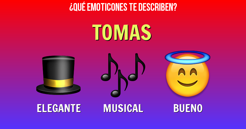 Que emoticones describen a tomas - Descubre cuáles emoticones te describen