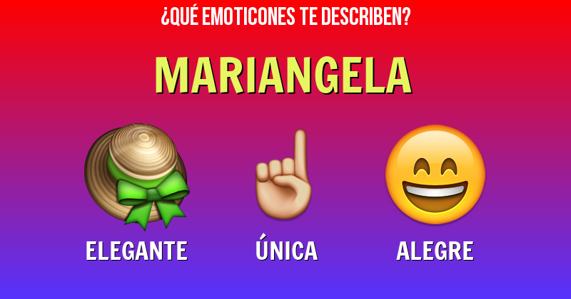 Que emoticones describen a mariangela - Descubre cuáles emoticones te describen