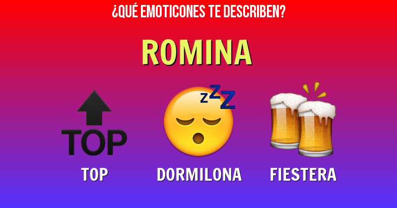 Que emoticones describen a romina - Descubre cuáles emoticones te describen