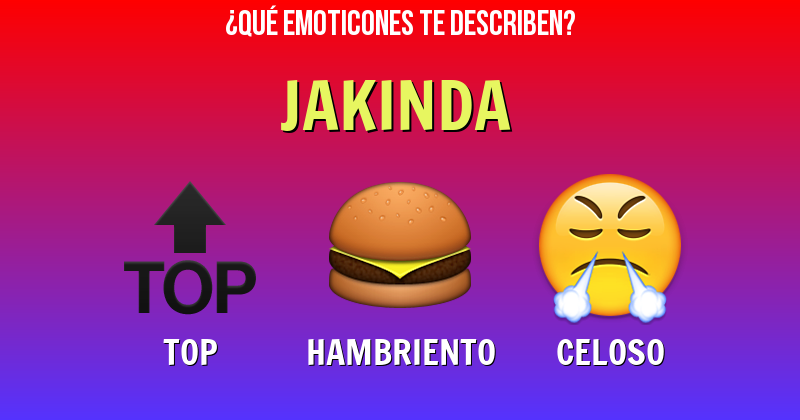 Que emoticones describen a jakinda - Descubre cuáles emoticones te describen