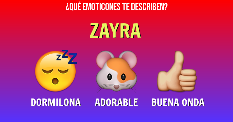 Que emoticones describen a zayra - Descubre cuáles emoticones te describen
