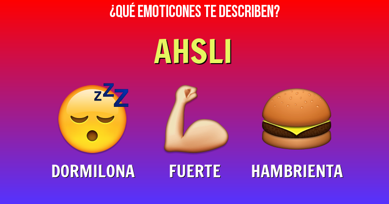 Que emoticones describen a ahsli - Descubre cuáles emoticones te describen
